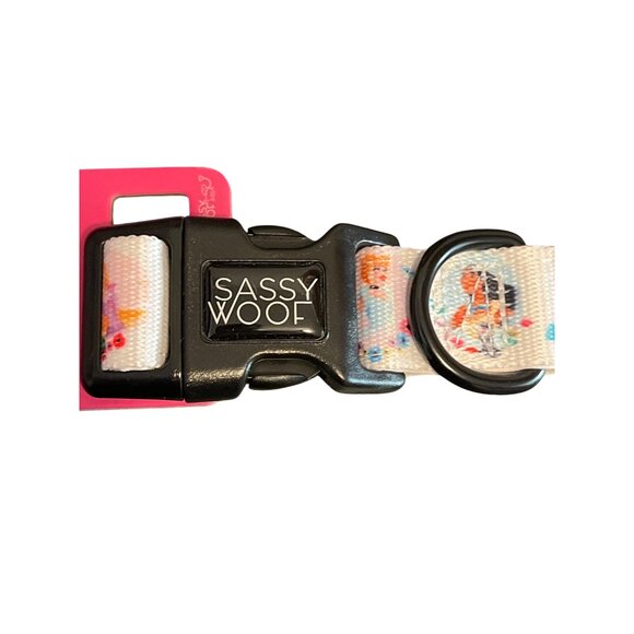 Disney Sassy Woof Dog Collar Harness Set Princess Belle Size Large New With Tags - Picture 4 of 6
